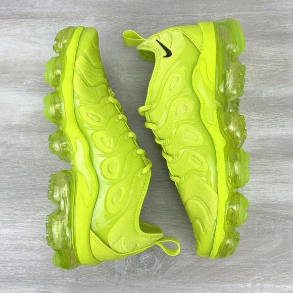 Nike Air VaporMax Plus Tennis Ball Neon Green Yellow Volt NEW